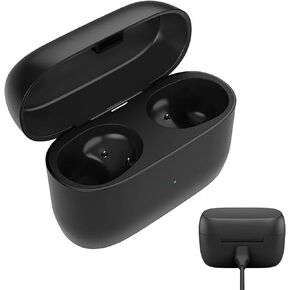 Threeeggs Charging Case for Jabra Elite 85t, Charger Station Charge Box Cradle for Jabra Elite 85t Earphones 700mAh, Black