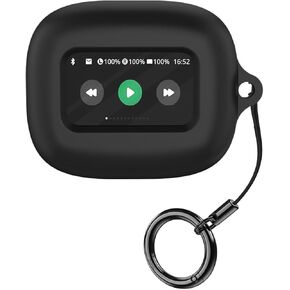 حافظة متوافقة مع jbl Live Beam 3 / لـ JBL Live Buds 3 / لسماعات الأذن اللاسلكية JBL Live Flex 3 مادة السيليكون غطاء حماية محمول فريد مقاوم للصدمات مع حلقة تسلق (أزرق) in Kuwait