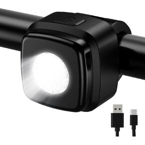 ضوء دراجة للأطفال، مصباح أمامي للدراجة قابل لإعادة الشحن USB ومصباح أمامي للدراجة للأطفال IPX5 مقاوم للماء وسكوتر خفيف ملحقات الدراجة الجبلية للأطفال والأطفال للركوب الليلي