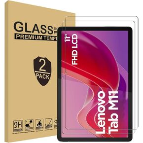 2 Pack Screen Protector for Lenovo Tab M11/Tab K11 LTE 2024, Tempered Glass Film Guard for Lenovo 11" Tab M11/Tab K11 LTE 2024 Release