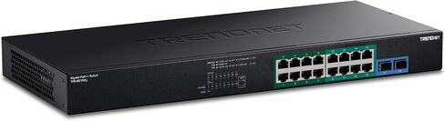 TRENDnet TPE-BG102g, 10-Port Gigabit 240W PoE++ Switch with 4 x 95W PoE++ Ports, 4 x 30W PoE+ Ports, 2 Gigabit SFP Slots,240W PoE Budget, 1U 19" Rack Mountable,Lifetime Protection in Saudi Arabia