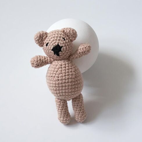 Zeroest Newborn Baby Boy Girl Photography Props Bear Hat Outfits Crochet Kint Handmade Cap Set for Newborn Photo Shoot in Kuwait