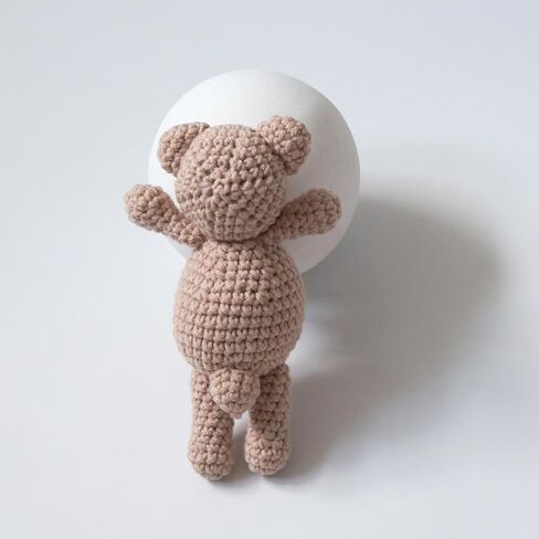 Zeroest Newborn Baby Boy Girl Photography Props Bear Hat Outfits Crochet Kint Handmade Cap Set for Newborn Photo Shoot in Kuwait