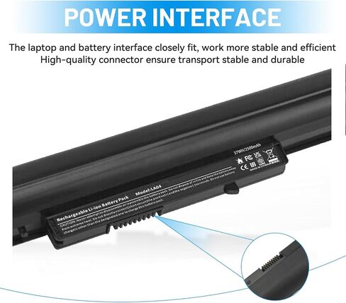 776622-001 LA04 14.8V Battery Replacement for HP Pavilion 14 15 Series, for HP 350 G1 350 G2 248 G1, 728460-001 752237-001 F3B96AA HSTNN-DB5M HSTNN-YB5M HSTNN-UB5M [37Wh/2500mAh] in Saudi Arabia