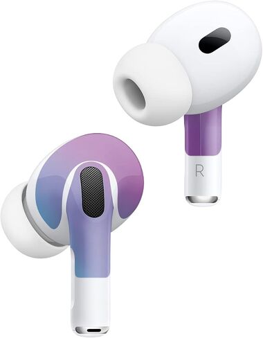 أغلفة MightySkins (عبوة من قطعتين) متوافقة مع Apple AirPods Pro 2 - ضباب أرجواني | غطاء ملتف واقٍ ومتين وفريد ​​من نوعه من الفينيل | سهل التطبيق والإزالة وتغيير الأنماط | صنع في الولايات المتحدة الأمريكية in Kuwait