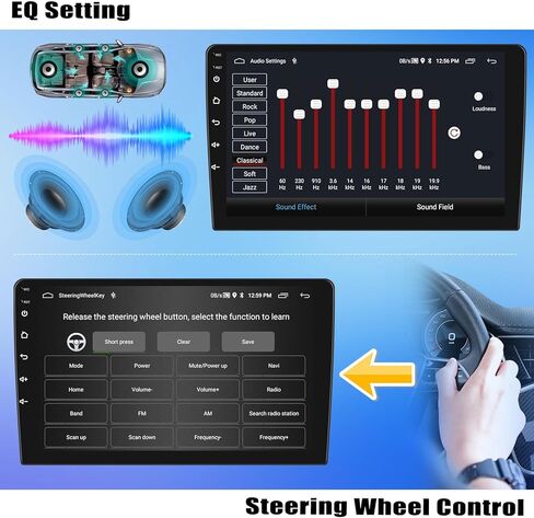 2+64G Android 13 Car Stereo for Mazda CX-5 2012-2015 with Wireless CarPlay Android Auto, 9" IPS Touchscreen in Dash GPS Radio with WiFi Mirror Link Bluetooth FM RDS EQ SWC Backup Camera in Saudi Arabia
