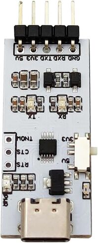 CH340 USB A to TTL Serial Adapter Converter Module USB to uart Serial Swipe Board 3.3/5V Level Output Migration Template STC Download Cable Serial Port (Female with Shell,TA) in Saudi Arabia