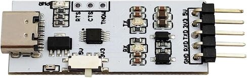 CH340 USB A to TTL Serial Adapter Converter Module USB to uart Serial Swipe Board 3.3/5V Level Output Migration Template STC Download Cable Serial Port (Female with Shell,TA) in Saudi Arabia