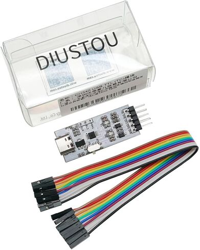 CH340 USB A to TTL Serial Adapter Converter Module USB to uart Serial Swipe Board 3.3/5V Level Output Migration Template STC Download Cable Serial Port (Female with Shell,TA) in Saudi Arabia