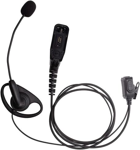 APX 6000 D Shape Earpiece for Motorola,Xpr 7550e Earpiece and Mic Compatible with XPR6550 XPR7550 APX4000 APX7000 XPR6350 XPR7350 Two Way Radio in Kuwait