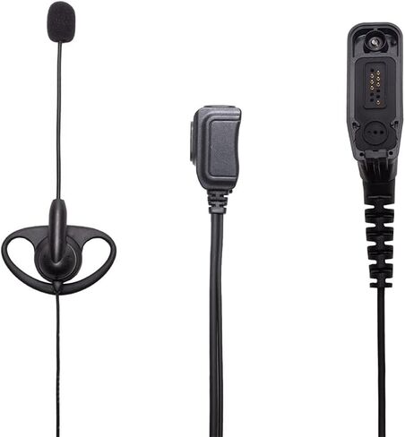 APX 6000 D Shape Earpiece for Motorola,Xpr 7550e Earpiece and Mic Compatible with XPR6550 XPR7550 APX4000 APX7000 XPR6350 XPR7350 Two Way Radio in Kuwait