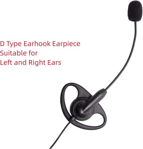 APX 6000 D Shape Earpiece for Motorola,Xpr 7550e Earpiece and Mic Compatible with XPR6550 XPR7550 APX4000 APX7000 XPR6350 XPR7350 Two Way Radio in Kuwait