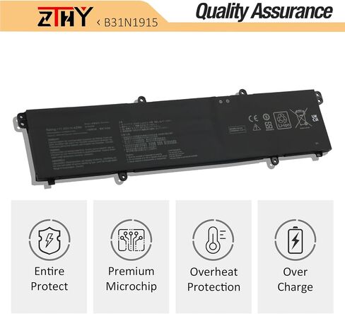 استبدال بطارية الكمبيوتر المحمول ZTHY C31N1915 B31N1915 لجهاز Asus ExpertBook L1 L1400CDA L1500CDA BR1100CKA BR1100FKA B1 B1400 B1400CEAE B1500 B1500ceca B1508c B1400CE B1400cba B1408c 11.55V 42Wh 3640 مللي أمبير in Saudi Arabia