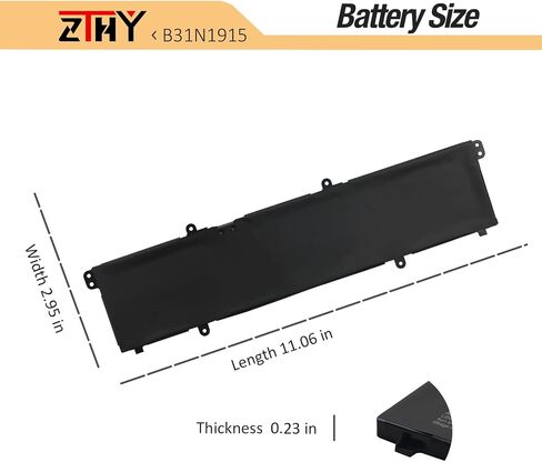 استبدال بطارية الكمبيوتر المحمول ZTHY C31N1915 B31N1915 لجهاز Asus ExpertBook L1 L1400CDA L1500CDA BR1100CKA BR1100FKA B1 B1400 B1400CEAE B1500 B1500ceca B1508c B1400CE B1400cba B1408c 11.55V 42Wh 3640 مللي أمبير in Saudi Arabia