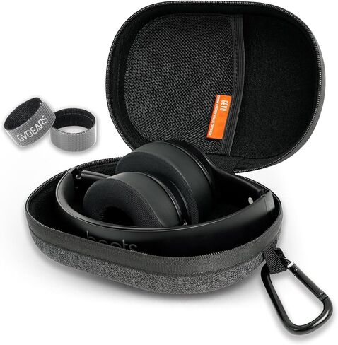 GEVO Travel Case for Solo 2 3 4 Headphones, Hard Carrying Case for Beats Solo 2 /Solo3 /Solo 4 /Solo Pro On-Ear Wireless Headsets Protective Bag - Black in Kuwait