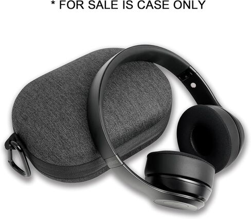 GEVO Travel Case for Solo 2 3 4 Headphones, Hard Carrying Case for Beats Solo 2 /Solo3 /Solo 4 /Solo Pro On-Ear Wireless Headsets Protective Bag - Black in Kuwait