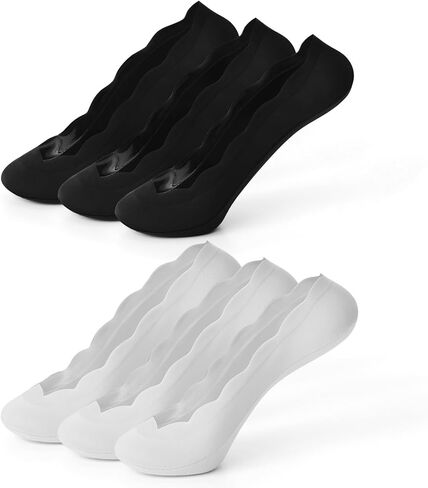 No Show Socks for Women 6 Pairs, Ultra Low Cut Liner Socks Non-Slip and Breathable in Saudi Arabia
