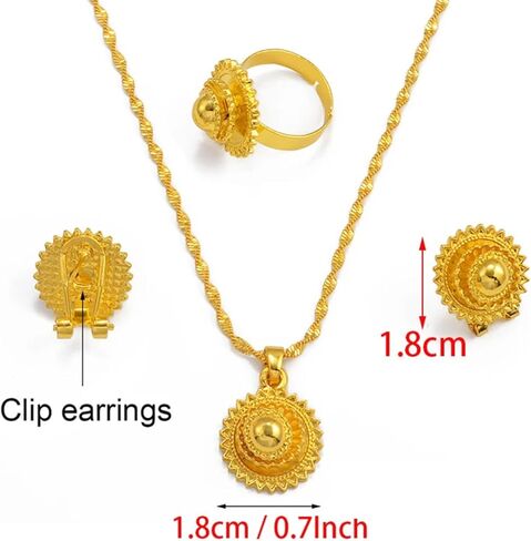 مجموعة المجوهرات الإثيوبية للنساء مجموعة المجوهرات الإريترية الإثيوبية للنساء الإثيوبية مجموعات مجوهرات صغيرة الحجم قلادة أقراط الطوق للنساء أفريقيا هدايا حفلات الزفاف in Kuwait