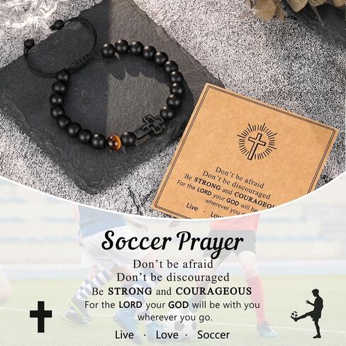 UNGENT THEM Football Accessories Football Gifts for Boys 8-12 Cross Bracelet, Easter Basket Suffers Gifts for Kids Teens Teenage Boys 6 8 10 12 13 14 in Saudi Arabia