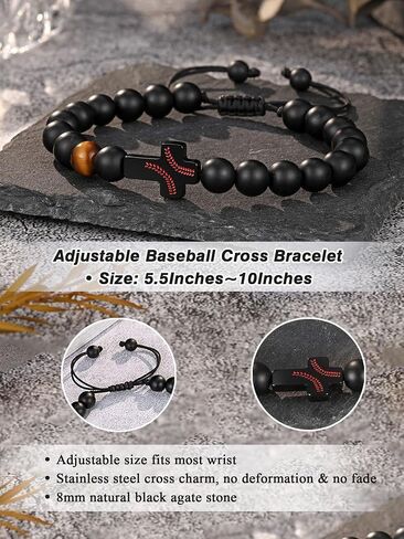 UNGENT THEM Football Accessories Football Gifts for Boys 8-12 Cross Bracelet, Easter Basket Suffers Gifts for Kids Teens Teenage Boys 6 8 10 12 13 14 in Saudi Arabia