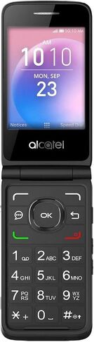 Alcatel GO FLIP (4044V) أسود، مفتوح من المصنع (متجدد) in Kuwait