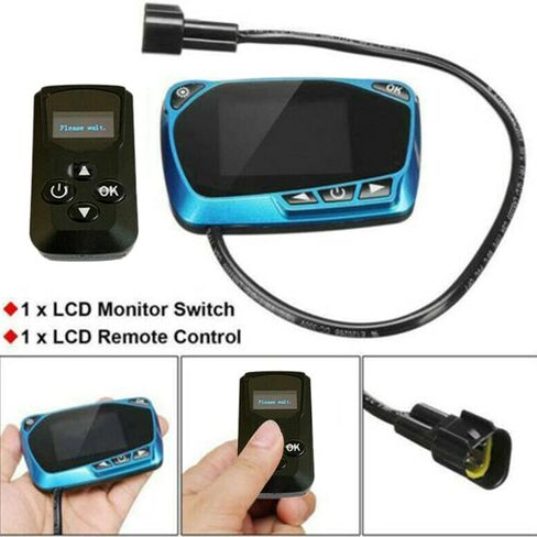 1Set سخان شاشات كريستال بلورية التبديل والتحكم عن بعد 12 فولت/24 فولت شاشة LCD واضحة عرض لسيارة الهواء الديزل جهاز التدفئة جهاز تحكم مجموعة استبدال أجزاء in Kuwait