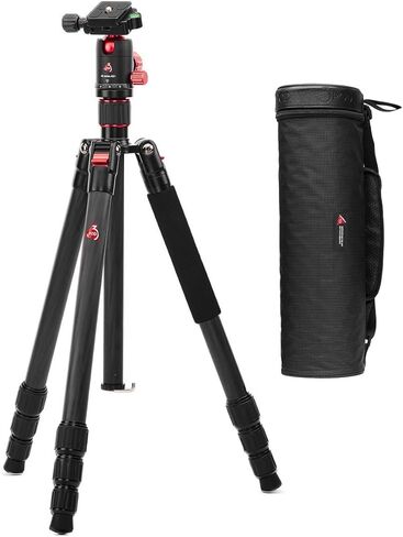 Fujifilm XF 80mm f/2.8 R LM OIS WR Macro Lens, Black, Bundle with 3Pod Trek Series Carbon Fiber Travel Tripod/Monopod and Arca Type Ball Head, Cleaning Kit, Cleaning Cloth in Saudi Arabia