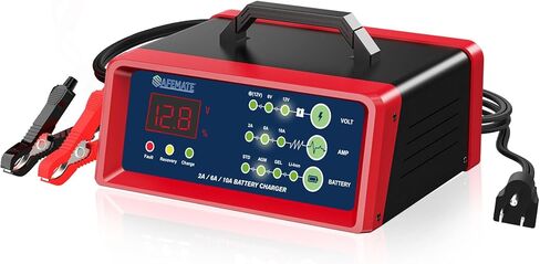 2A/5A Car Battery Charger, 6V/12V Smart Fully Automatic Charger, with Winter Mode, for Car Truck Motorcycle Lawn Mower Boat Marine Lead Acid Batteries in Saudi Arabia