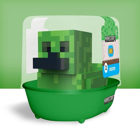 TUBBZ Mini Steve Collectible Vinyl Rubber Duck Figure - Official Minecraft Merchandise - Video Games and Movies in Saudi Arabia