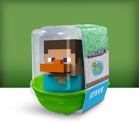 TUBBZ Mini Steve Collectible Vinyl Rubber Duck Figure - Official Minecraft Merchandise - Video Games and Movies in Saudi Arabia