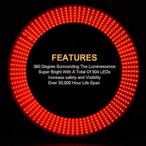 OFFROAD GAMERS Spare Tire Brake Light for Wrangler Third Brake Light Red LED Wheel Light Rear Lights Compatible With 2007-2018 Wrangler JK/JKU & 2018+ Wrangler JL/JLU in Kuwait