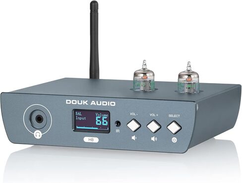 Douk Audio H7 Pro TPA3255 Balanced XLR Audio Power Amp, 2-CH 300W x 2 Hi-Fi Digital Amplifier, for Home Stereo Speakers, with Dual Channel VU Meter in Saudi Arabia