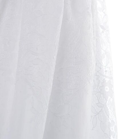 NIMBLE Baby Girls Baptism Christening Elegant Meshed Lace Gown for 0-12 Months in Kuwait