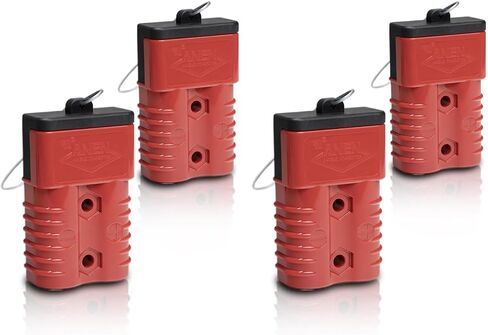 ANEN 2-4 Gauge Wire Connectors, 175A Wire Harness Plug Kit，12V to 36V Battery Quick Connect Disconnect Set for Car Bike ATV Winches Lifts Motors More, Pack of 2, Red in Saudi Arabia