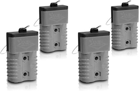 ANEN 2-4 Gauge Wire Connectors, 175A Wire Harness Plug Kit，12V to 36V Battery Quick Connect Disconnect Set for Car Bike ATV Winches Lifts Motors More, Pack of 2, Red in Saudi Arabia