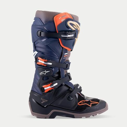 Alpinestars Tech 7 Enduro Drystar Motocross Boots (Black/Night Navy/Warm Grey, 10) in Saudi Arabia
