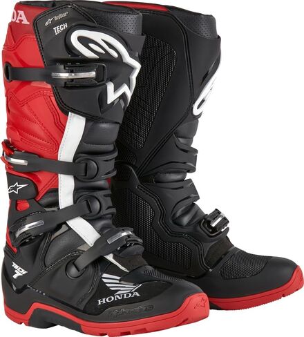 Alpinestars Tech 7 Enduro Drystar Motocross Boots (Black/Night Navy/Warm Grey, 10) in Saudi Arabia