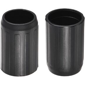 2 Pack Trekking Pole Tips- Cane Hiking Stick Tip Replacement Walking Sticks Protectors Accessories for Hiking Walking Camping (14mm, Black)