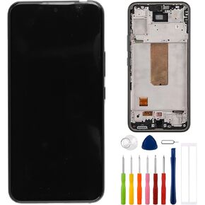 OLED digital Display Compatible with Samsung Galaxy A54 SM-A546V SM-A546U 6.4" LCD Display Touch Screen Digital Assembly with Tools(Support Fingerprint)