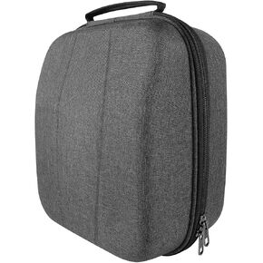 Geekria Shield Case for Large-Sized Over-Ear Headphones, Replacement Protective Hard Shell Travel Carrying Bag with Cable Storage, Compatible with Sennheiser HD820, HD800, Pulse Elite (Dark Grey)