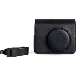 protective case compatible with Fujifilm Instax Wide 400 Instant Film Camera-full cover type with snap button with carring strap retro camera bag synthetic leather Sage Green