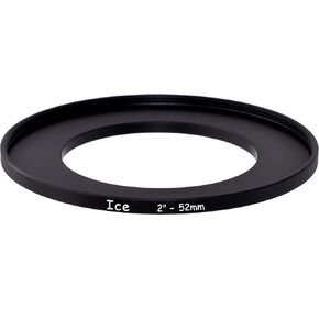 ICE 2" to 52mm Step Up Ring Filter Telescope Stepping Adapter