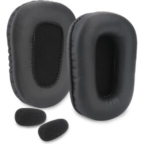B450-XT Ear Pads Cushions + Microphone Foam, Replacement Ear Cushions Compatible with VXI Blueparrott B450-XT B450XT Headset Softer Protein Leather Earmuffs Mod Kit Memory Foam Earpads