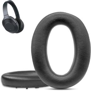Krone Kalpasmos Earpads Replacement for Sony WH-1000XM2, Professional Headphone Covers Compatible with Sony MDR-1000X, Ear Pads Cushions with Softer Protein Leather and High-Density Memory Foam