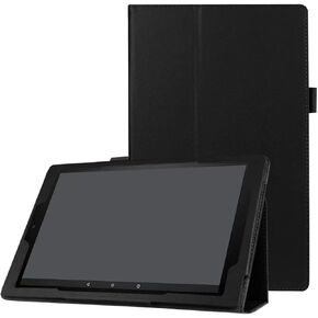 Tablet Cover for Amazon Kindle Fire HD10 7th 9th Generation(2017/2019 Release), Ultra Slim Folio Stand Lightweight Leather Case for Kindle Fire HD 10 7th 9th Gen 10.1" (Li-Purple)