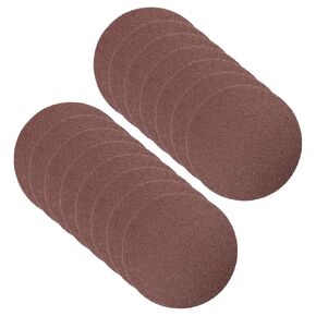 Hook and Loop Sanding Discs, 8 Inch 200mm Sandpapers 60 Grit Aluminum Oxide Flocking Sandpaper - (Applications: for Wood Metal Drywall), 15 Pieces