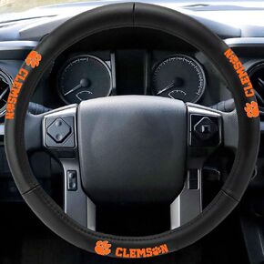 University of Georgia GLSTEERCOVER-Georgia Genuine Leather Steering Wheel Cover