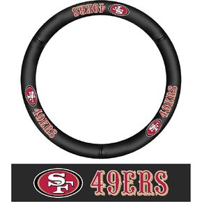 NFL - Las Vegas Raiders GLSTEERCOVER-Las Vegas Raiders Genuine Leather Steering Wheel Cover in Kuwait