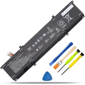 FZ06XL Laptop Battery Replacement for Hp Spectre x360 2-in-1 Envy 16-h0011TX 16-f0035nr 16-h0006TX 16 h0112nr 16-h0795ng 16-h0018TX 16-f1075ng Series FZ06083XL M47636-2C1 M47636-2D1 M48025-005