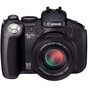 Canon PowerShot Pro Series S5 IS 8.0MP Digital Camera with 12x Optical Image Stabilized Zoom (OLD MODEL) (Renewed)